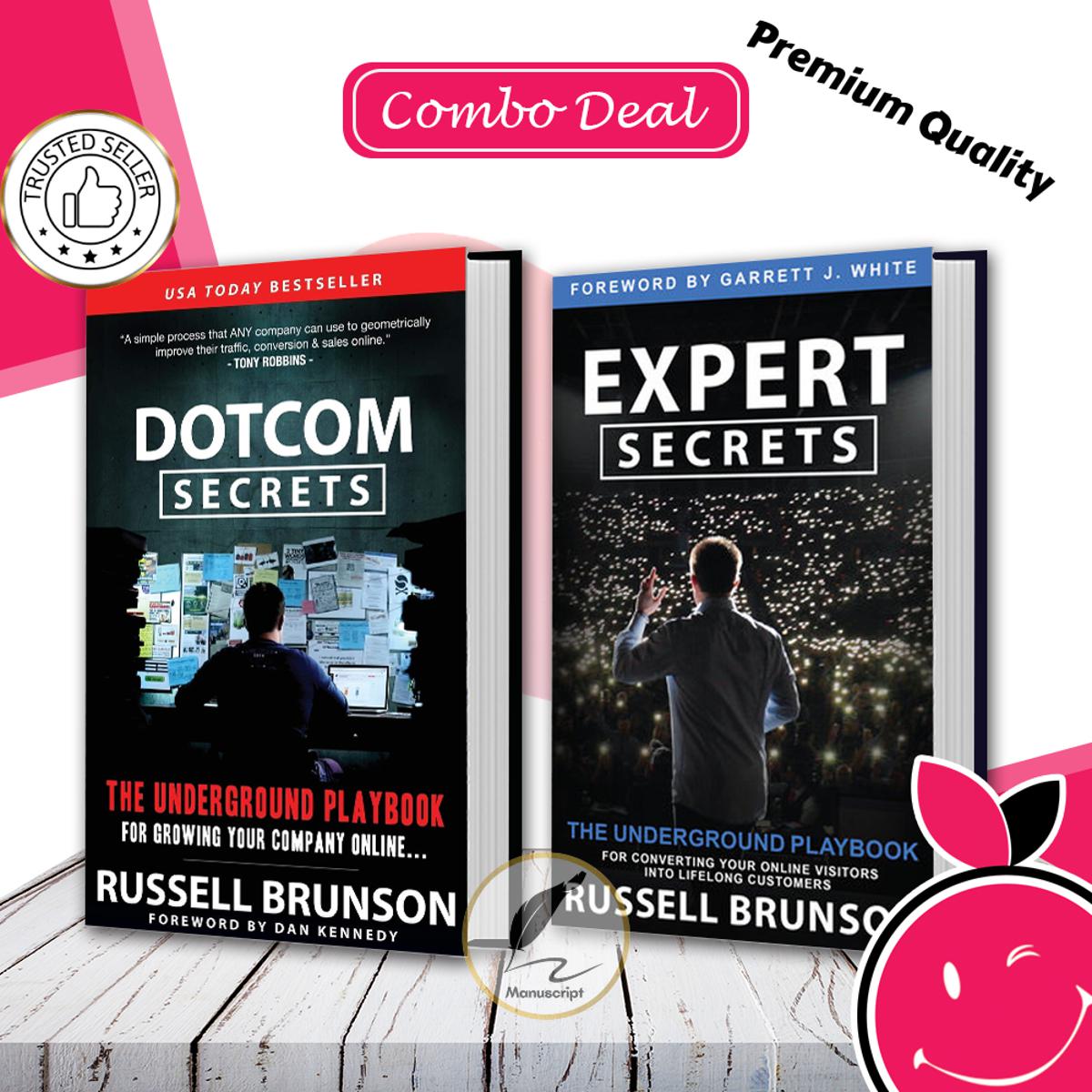 Picture of Expert Secrets, Dotcom Secrets (2 Books Combo by Russell Brunson)