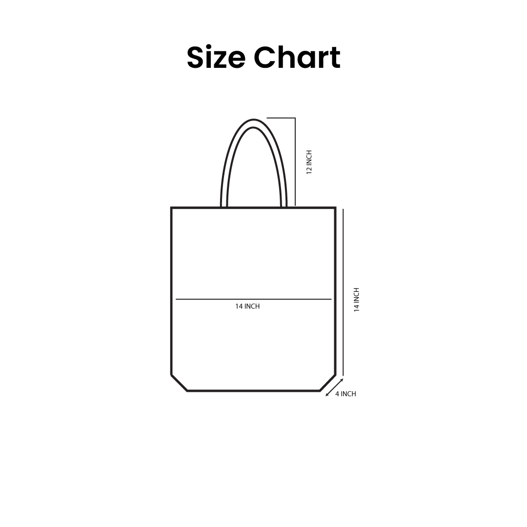 Brown Color Tote Bag with Zipper and pocket