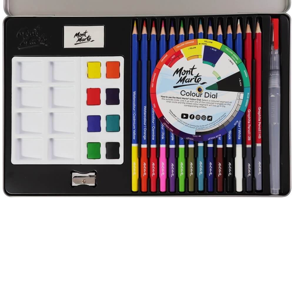 Buy mont-marte-watercolour-collection-set-27pcat Best Prices in Bangladesh