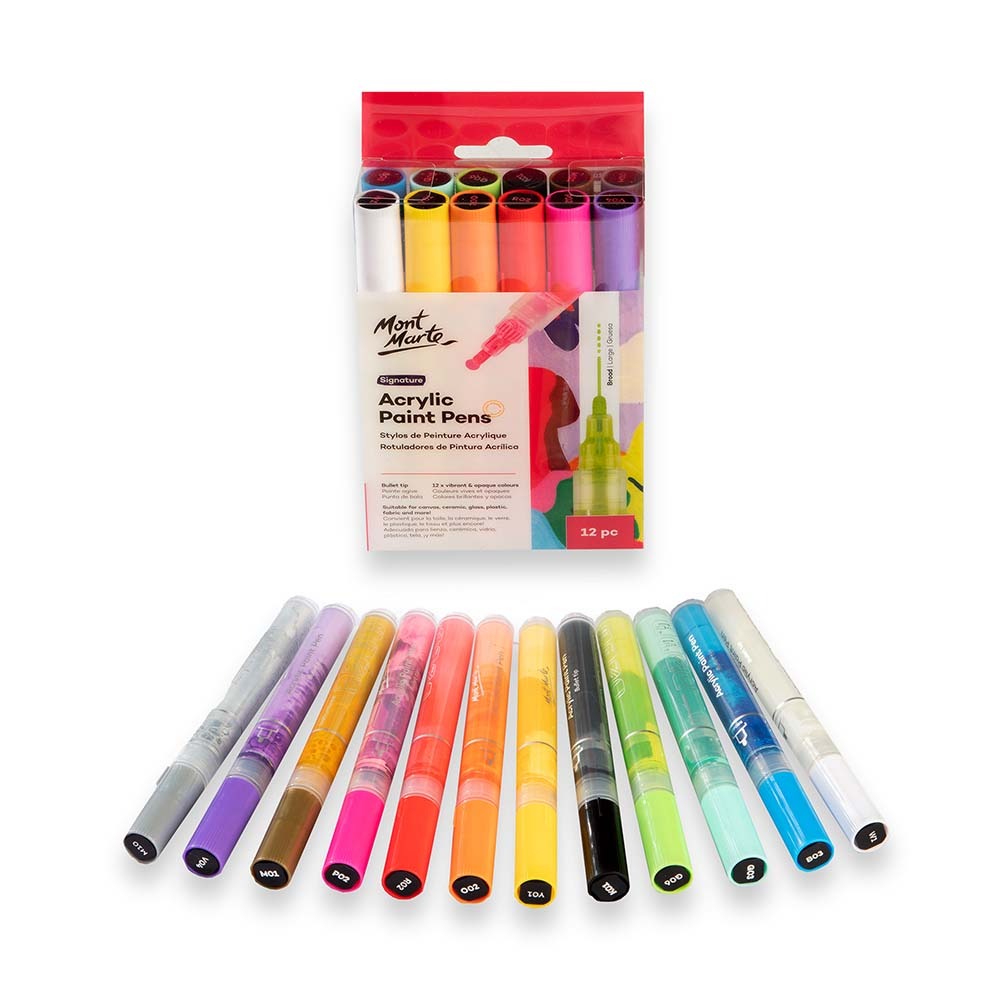 Buy mont-marte-acrylic-paint-pens-broad-tip-12pc at Best Prices in Bangladesh