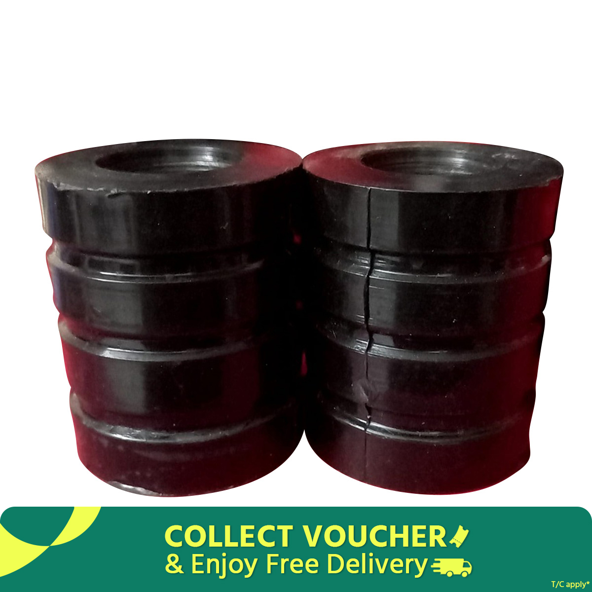 Picture of Bumper Cap or Rubber Bumper Gutli For Motorcycle  - Black