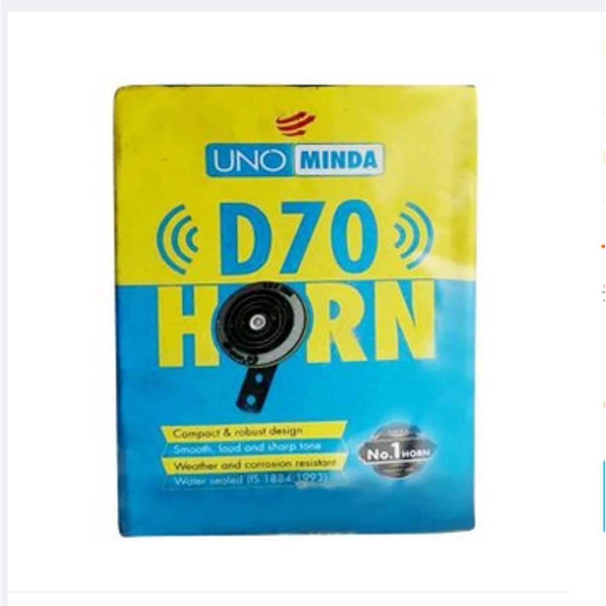 Picture of D70 Uno Minda Horn For Motorcycle or Car - 2 Pis