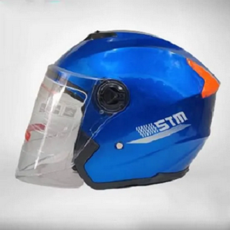 Picture of Open Face STM 603 Bike Helmet for Men and Women - Blue M size