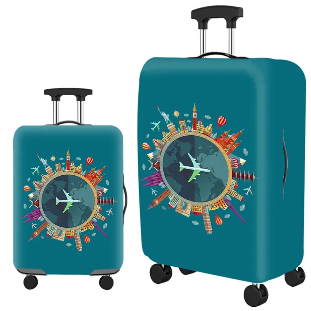 Picture of Luggage Cover (18 Inches - 32 Inches) Elastic Suitcase Cover Protective Travel Dust Cover for Luggage Bag Cases Cover
