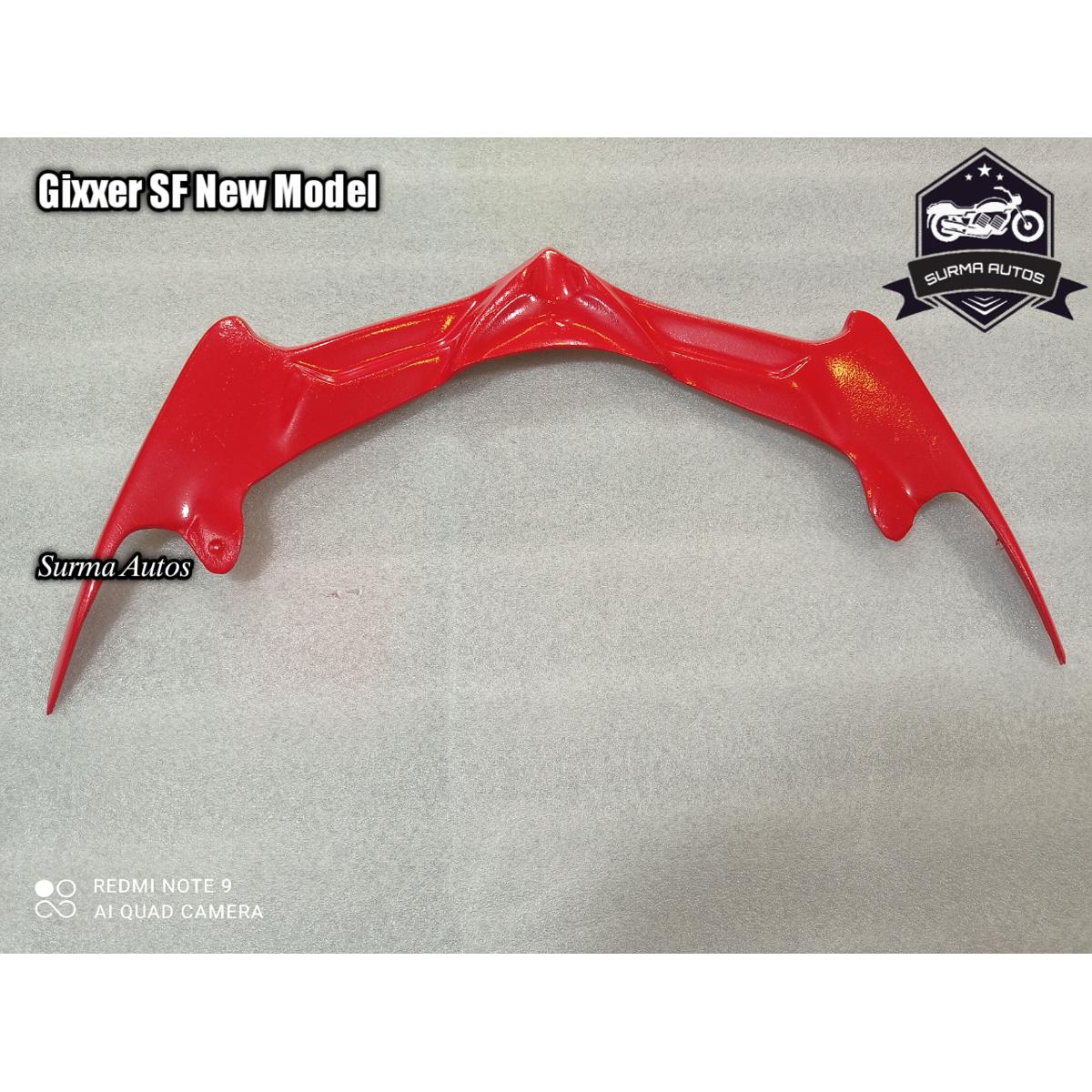 Picture of Motorcycle Front Winglet For Gixxer SF New Model (Red)