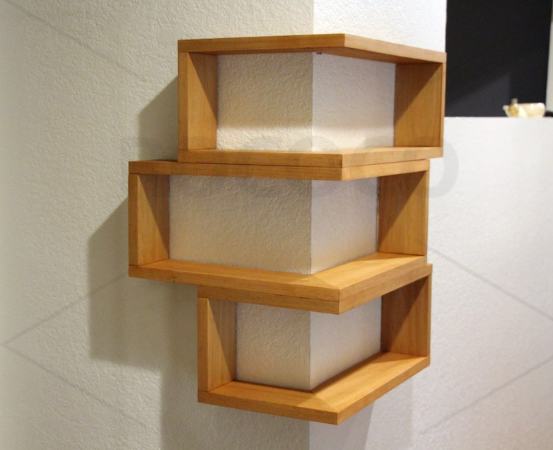 Picture of Karigor BD 3 Steps Hanging corner self Storage Rack Men's Shelf Personal Organizer Shelve Space Saver Home Decor Item