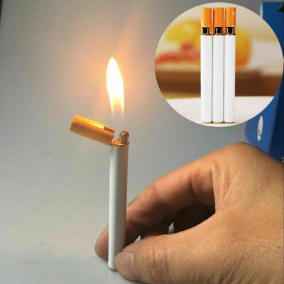 Picture of Refillable Butane Gas Flint Cigarette Shaped Lighter