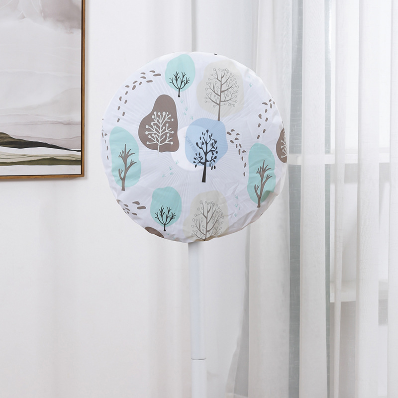 Picture of PEVA Fan Cover Cartoon Matte Waterproof Standing Fan Cover Safety Protection Household Pedestal Fan Dust Cover...