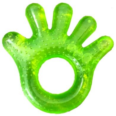 Picture of BPA Free Hand Shape Water Filled Teether For Baby