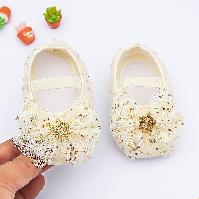 Picture of Charming Baby Flat Shoes for Girls Soft First Walkers Princess Shoes Flattering and Versatile for Wearing