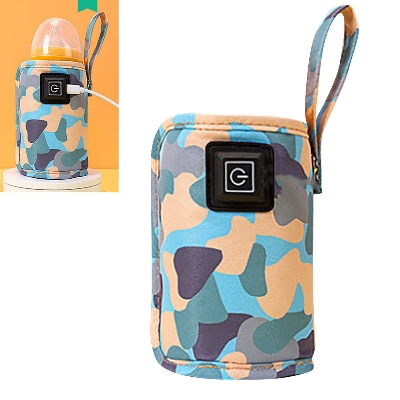 Picture of USB Milk Water Warmer Bottle Heater Travel Stroller Insulated Bag Baby Nursing Safe Kids Supplies