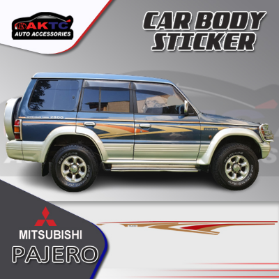 Picture of MITSUBISHI PAJERO body sticker car vinyl sticker car graphics decals car side decals and graphics CAR STICKER V6