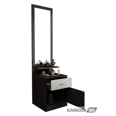Picture of Karigor BD Daraz's Choice Dressing Table with LED Light and Multifunctional Cupboard Console Rack Chamber Shelve and Showpiece Shelf with Large Storage Capacity Drawer