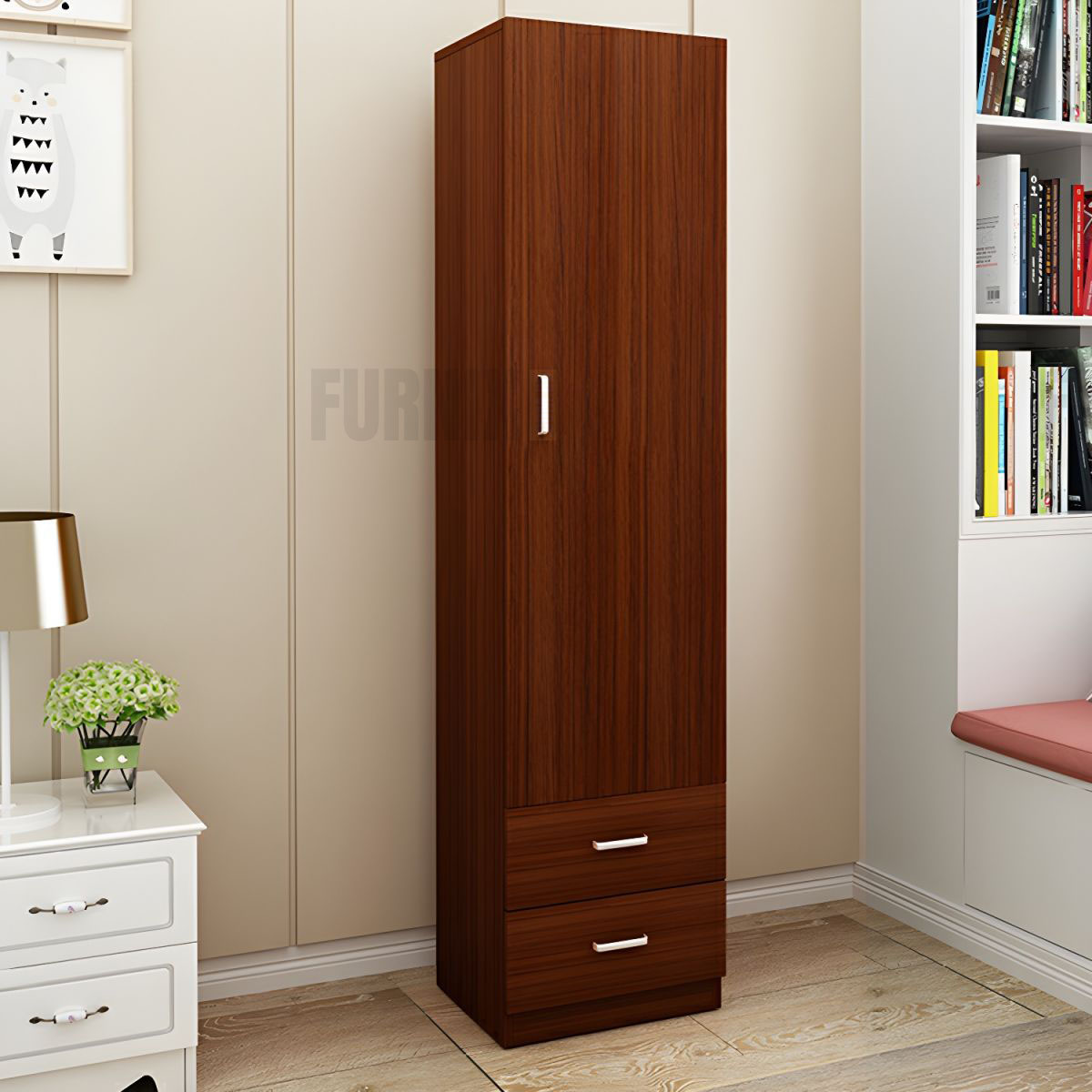 Picture of 1-Part Almari – Simple, Chic, and Practical Storage Solution 72/18 Inches