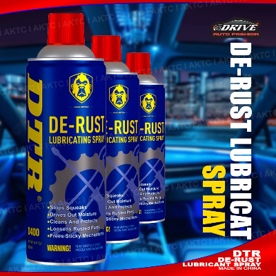 DTR DE-RUST Lubricating Spray Anti rust – Ultimate Rust Remover and Lubricant-450 ml AKTC auto accessoriesonline shop bangladeshothoba.com