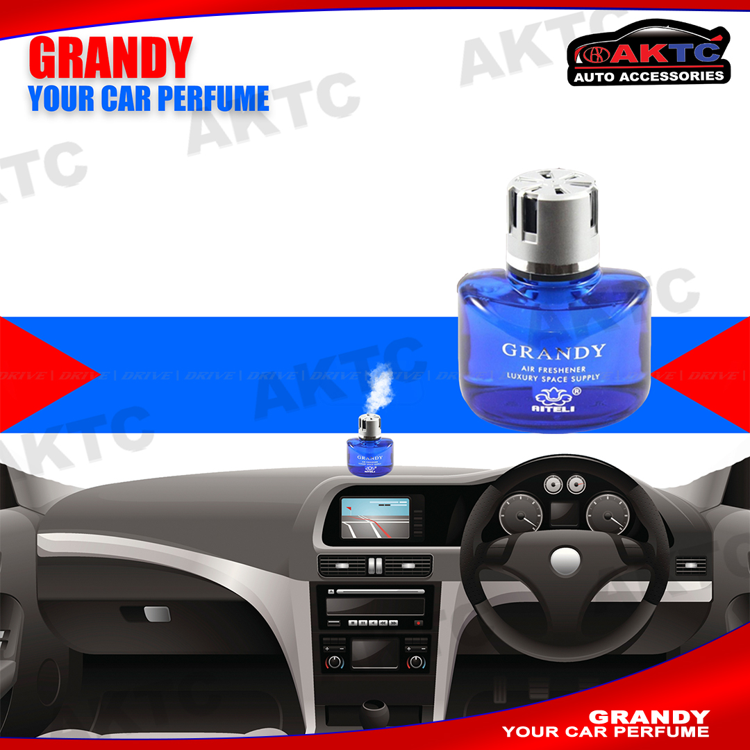 GRANDY CAR AIR FRESHENER GRANDY CAR PERFUME LIQUID CAR PERFUME- BLUE AKTC auto accessoriesonline shop bangladeshothoba.com