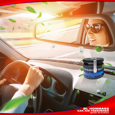 BL HOMMAGE CAR AIR FRESHENER WITH RIFILL| KOREAN CAR PERFUME |CAR PERFUME-BLUE AKTC auto accessoriesonline shop bangladeshothoba.com