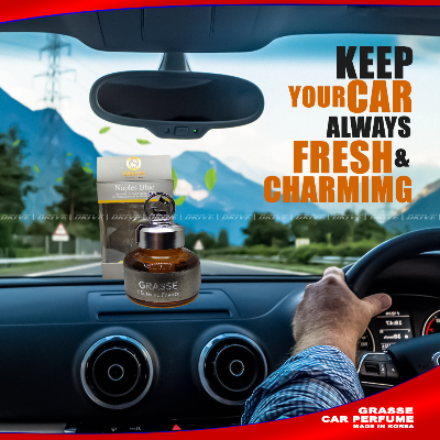BULLSONE GRASSE GREY CAR PERFUME | car air Fresheners, Luxury Car Perfume-Korea-110 ml AKTC auto accessoriesonline shop bangladeshothoba.com