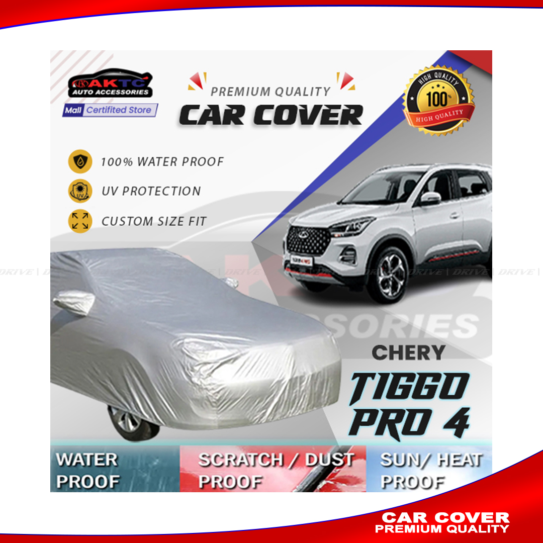 CHERY TIGGO PRO 4 Waterproof Dustproof Lightweight Exterior Car Cover Car Body Cover AKTC auto accessoriesonline shop bangladeshothoba.com