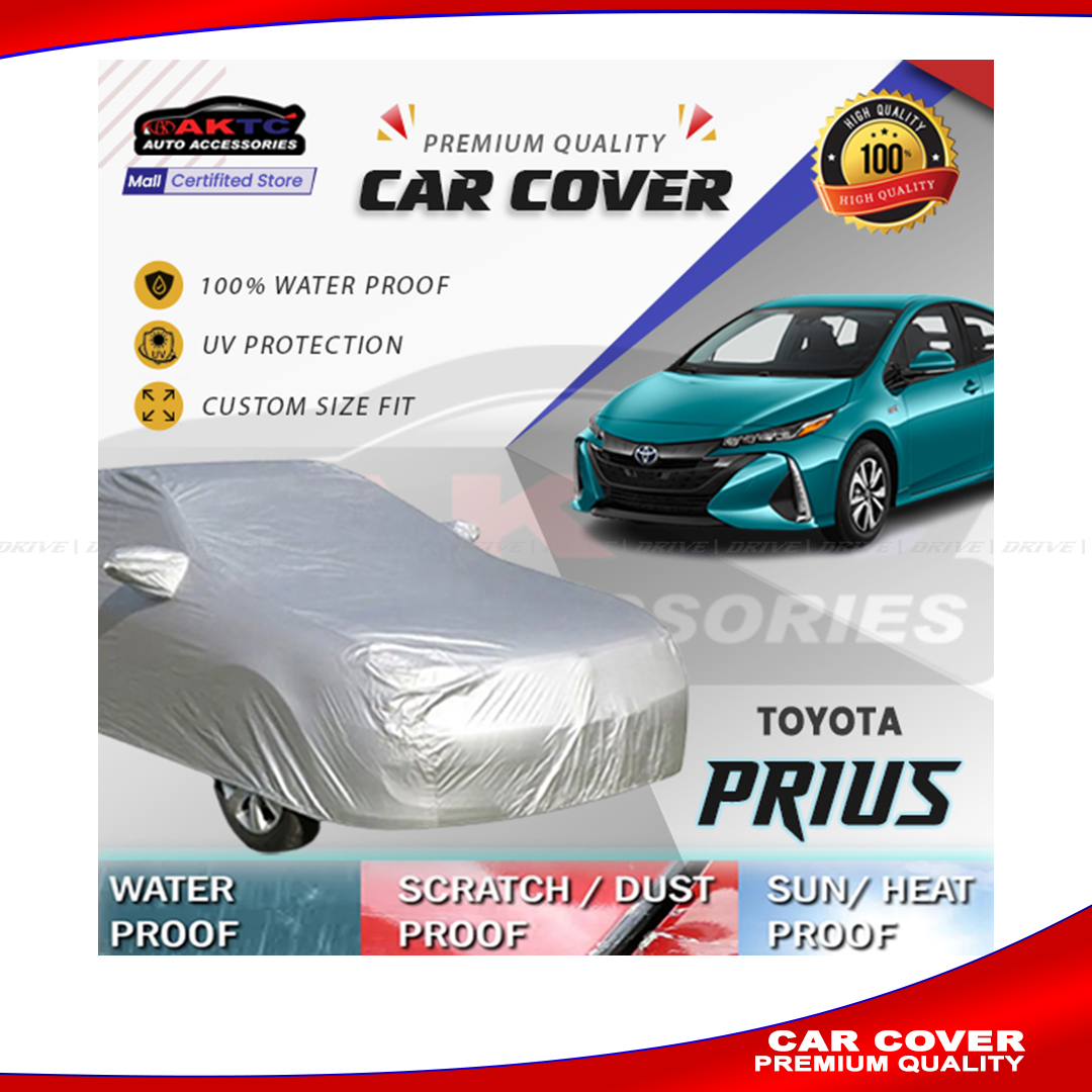 TOYOTA PRIUS 2017 Waterproof Dustproof Lightweight Exterior Car Cover Car Body Cover Silver Color CAR COVER AKTC auto accessoriesonline shop bangladeshothoba.com