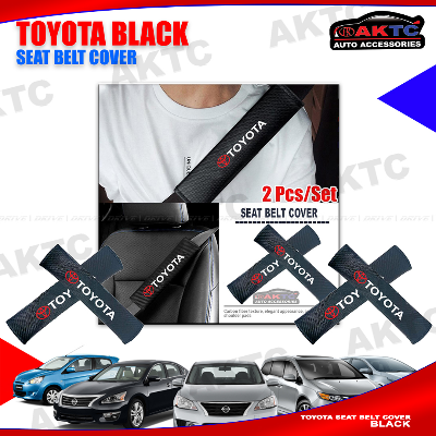 Seat Belt Covers Car Shoulder Pad Protection Carbon Fiber-TOYOTA AKTC auto accessoriesonline shop bangladeshothoba.com