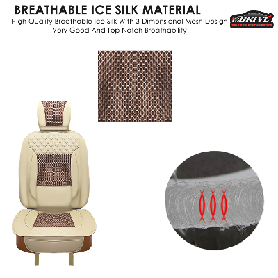 PVC Leather Car Seat Cushion |  Luxurious  Car Seat Cover | Anti Slip Universal size ,Front Car Seat cushion, Breathable ,  Car Seat Protector -1 PC AKTC auto accessoriesonline shop bangladeshothoba.com