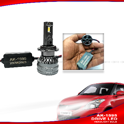 200W Super Bright AK1595 LED Headlights Bulb |Headlights Bulbs for Car/Bike | DRIVE LED Head light bulb AKTC auto accessoriesonline shop bangladeshothoba.com