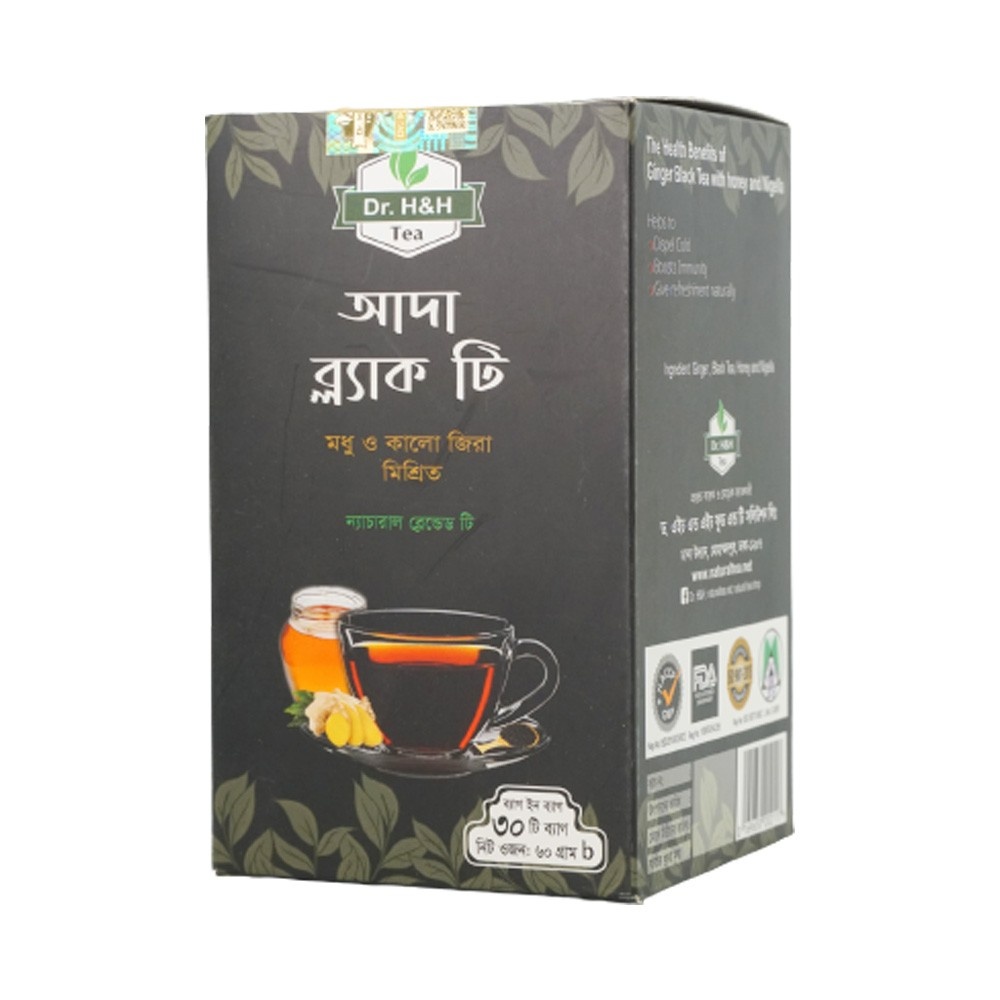 Picture of Dr. H&H Black Tea with Honey & Black Cumin Mix - 30 Tea Bags