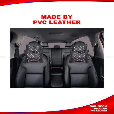 DRIVE Pvc Leather Car Neck Pillow | Headrest pillow | Neck Pillow For Chairs in the Car Seat Pillows Home Office Relieve Pain AKTC auto accessoriesonline shop bangladeshothoba.com