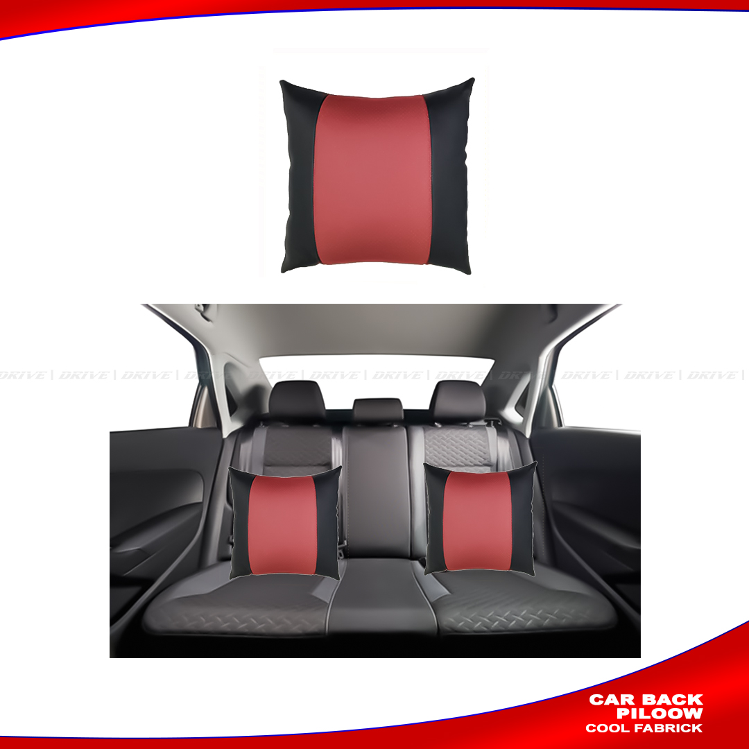 Pvc Leather Car Back rest Pillow,car pillow | Cushion Pillow For Chairs in the Car Seat Pillows Home Office Relieve Pain AKTC auto accessoriesonline shop bangladeshothoba.com