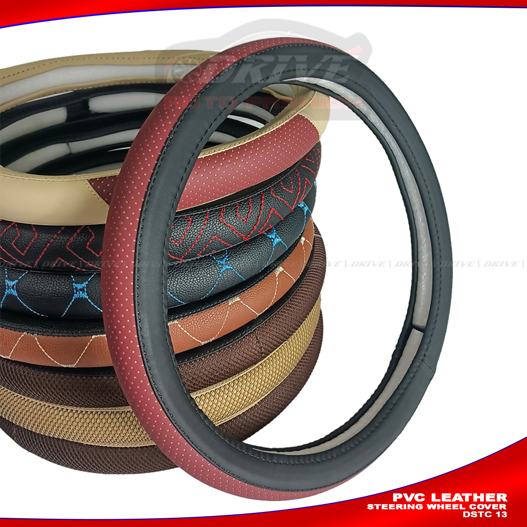 PVC Leather Car Steering Cover | DRIVE Car Steering Wheel Cover  AKTC auto accessoriesonline shop bangladeshothoba.com