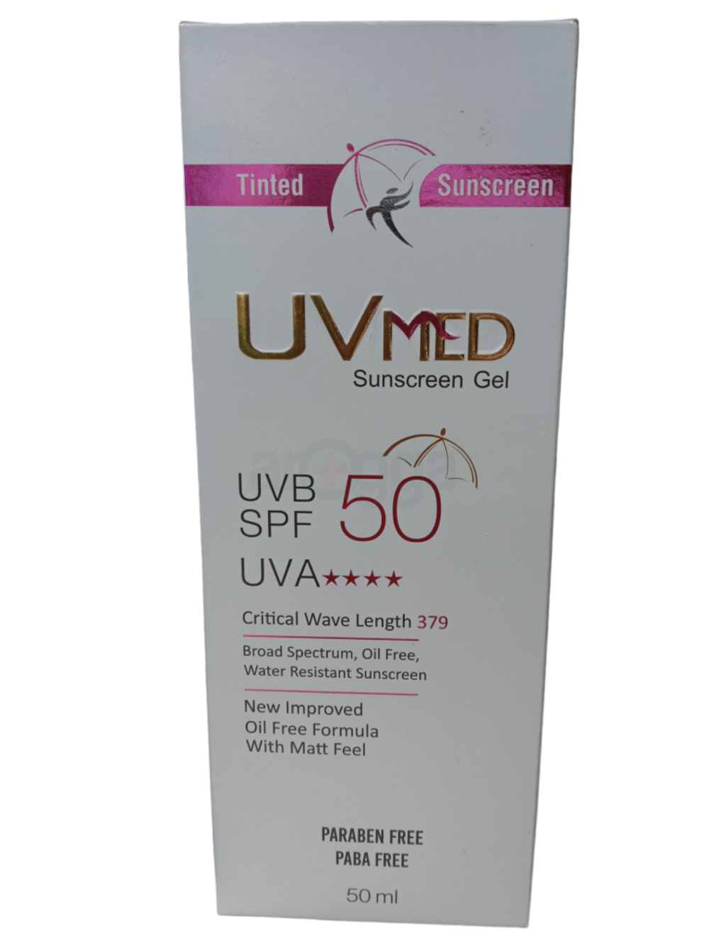 Picture of Uvmed Sunscreen UVB SPF-50 50ml Gel