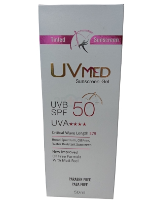 Picture of Uvmed Sunscreen UVB SPF-50 50ml Gel