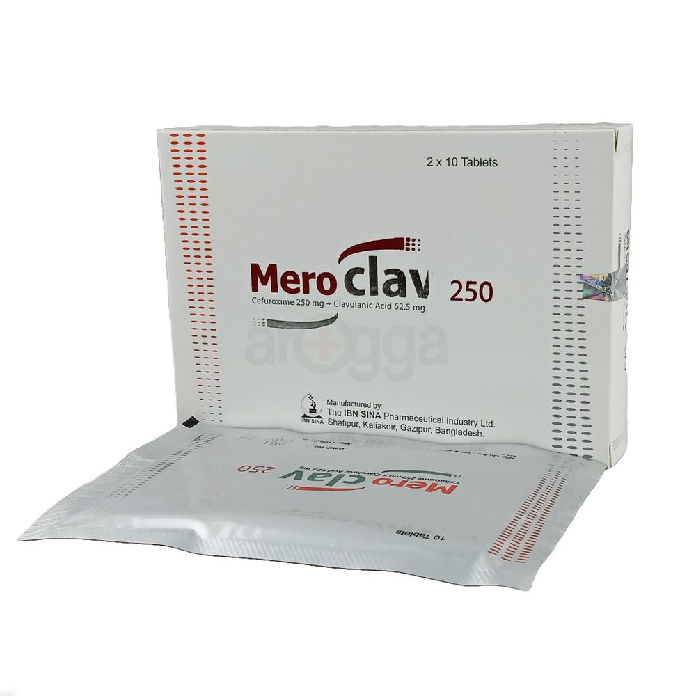Picture of Meroclav 250mg Tablet