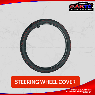 PU Leather Car Steering Cover | DRIVE Car Steering Wheel Cover AKTC auto accessoriesonline shop bangladeshothoba.com