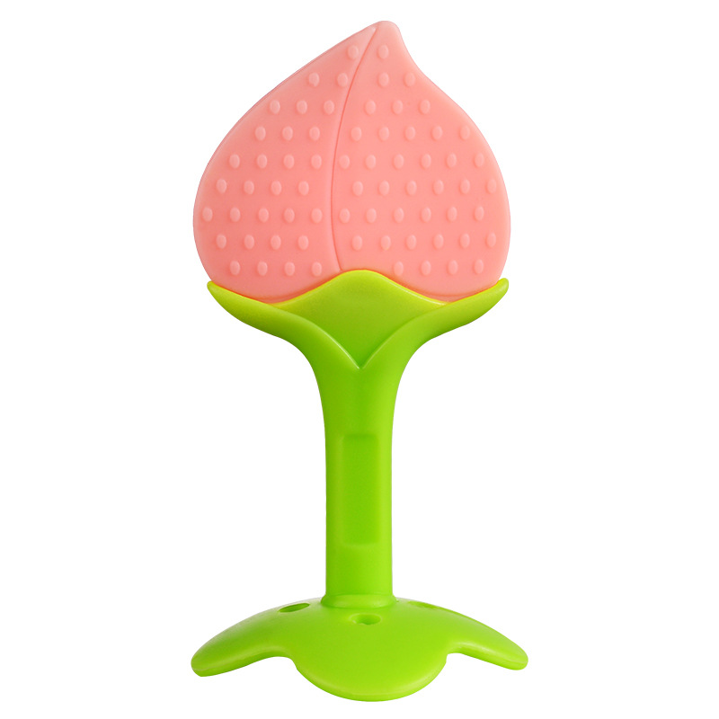 Picture of Peach Baby Silicone Hand Teether/Pacifiers CN -1pcs