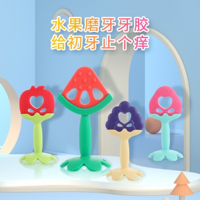 Picture of Apple Teeth Gel Second generation liquid silicone fruit teether