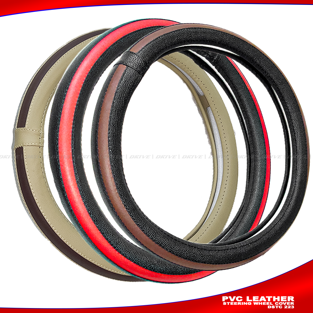 PVC Leather Car Steering Cover | DRIVE Car Steering Wheel Cover  AKTC auto accessoriesonline shop bangladeshothoba.com
