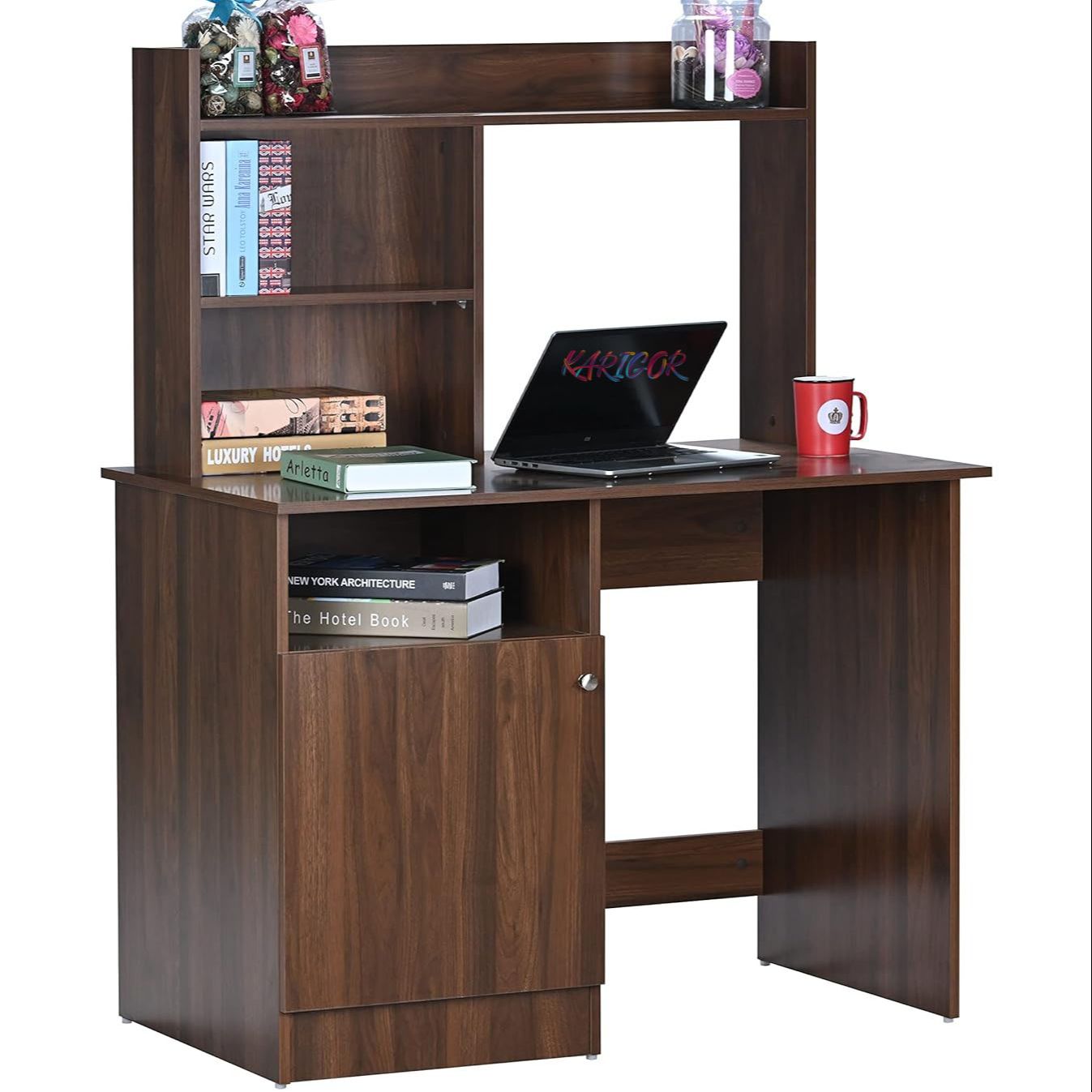 Picture of Karigor BD Best Reading Table | Study Table Desk | Laptop Desk with Extra Large Storage and Shelf
