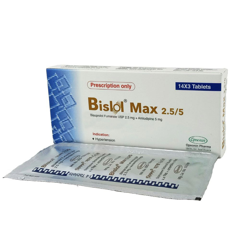Picture of Bislol Max 2.5/5mg Tab