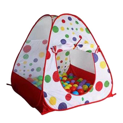 Picture of Tent House with Ball - White