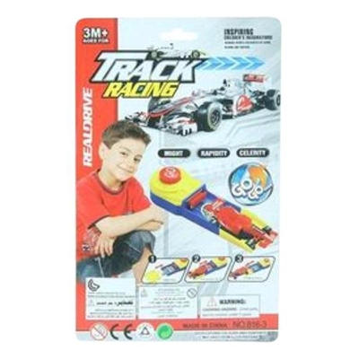 Picture of Real Drive Track Racing Car - Black and Red