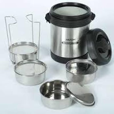 Picture of Milton Legend 4 Thermosteel Tiffin Box, (4 Containers)