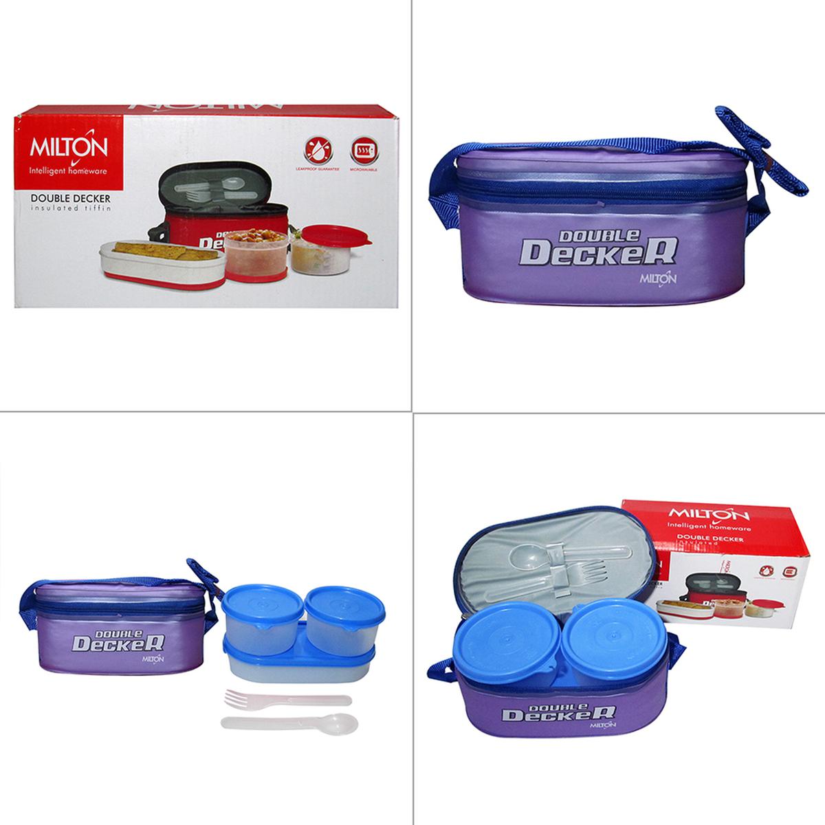 Picture of Milton Lunch Box, Double Decker Lunch Box, Milton Double Decker Lunch Box