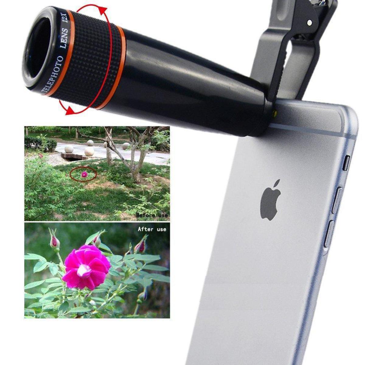 Picture of 12X Telephoto Mobile Phone Optical Zoom Telescope