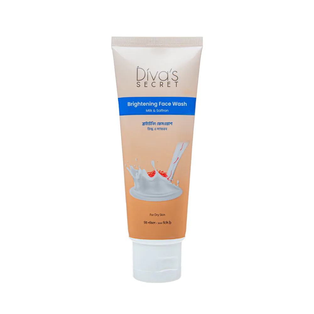Picture of Divas Secret Brightening Face Wash Milk & Saffron - 100ml