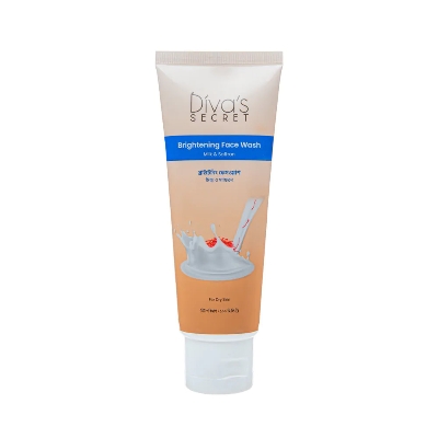 Picture of Divas Secret Brightening Face Wash Milk & Saffron - 100ml