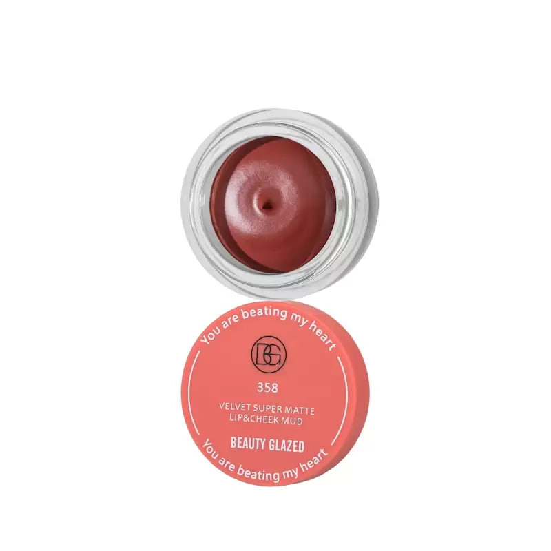 Picture of Beauty Glazed Velvet Super Matte Lip & Cheek Mud - 358