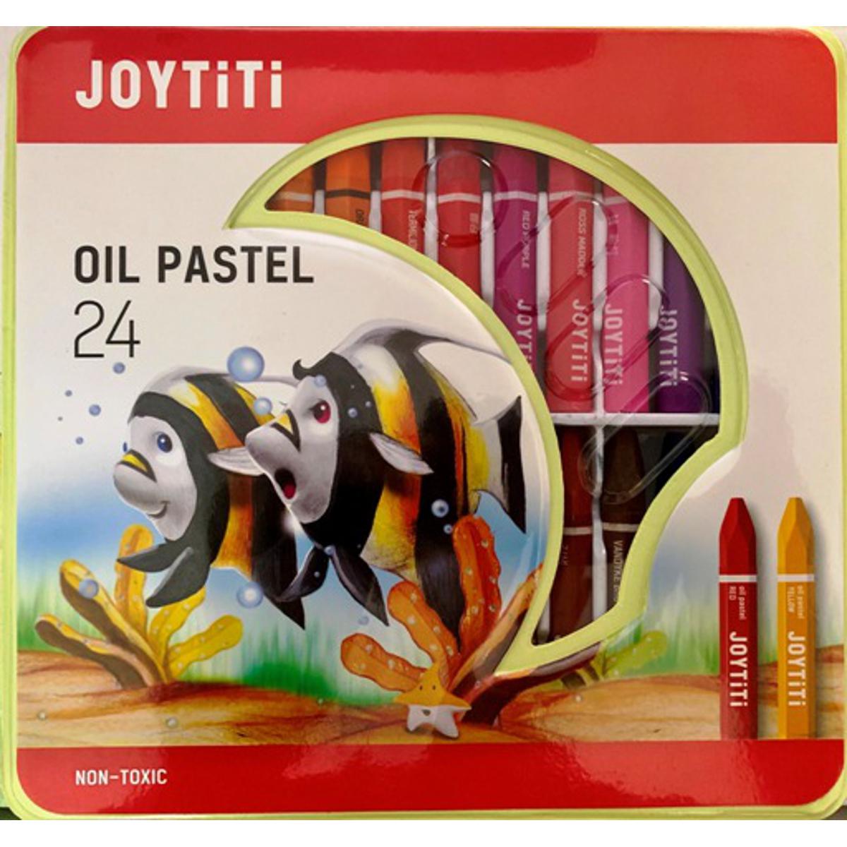 Picture of Joy Titi 24 colour oil pastel (Non-Toxic)