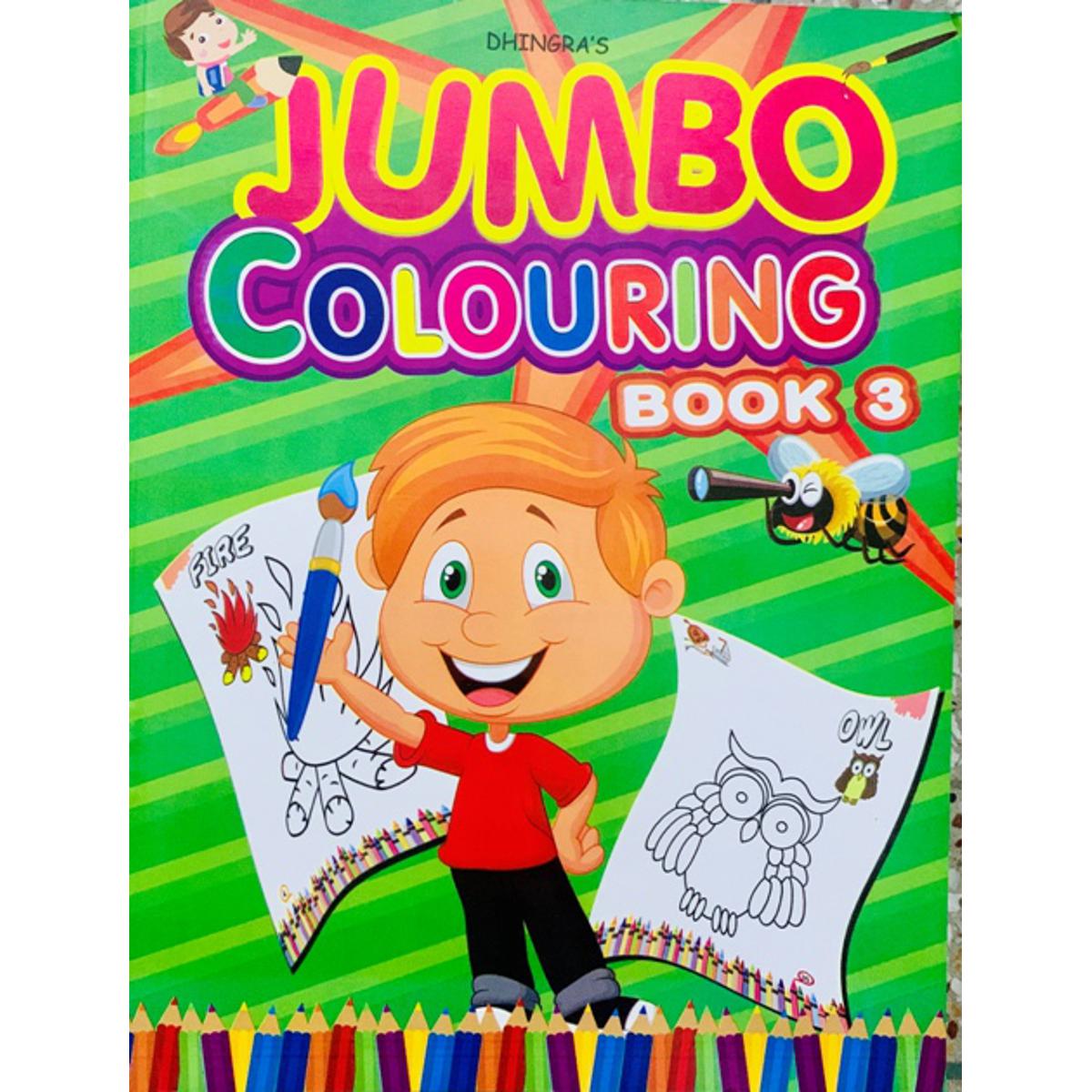 Picture of Dhingra\'s Jumbo Colouring Book 3